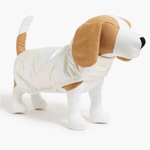 J. Crew CrewMutts Iridescent Pet Dog Puffer Vest 🐶 NWT